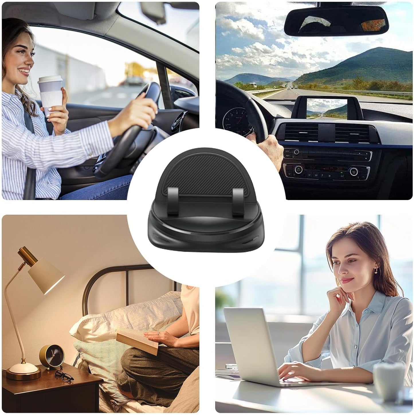 Support téléphone pour Voiture et Bureau – Ultra Stable et Réglable