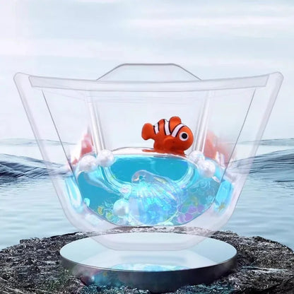 Décoration Dynamique à Paillettes pour Volant – Effet Poisson Style Aquarium