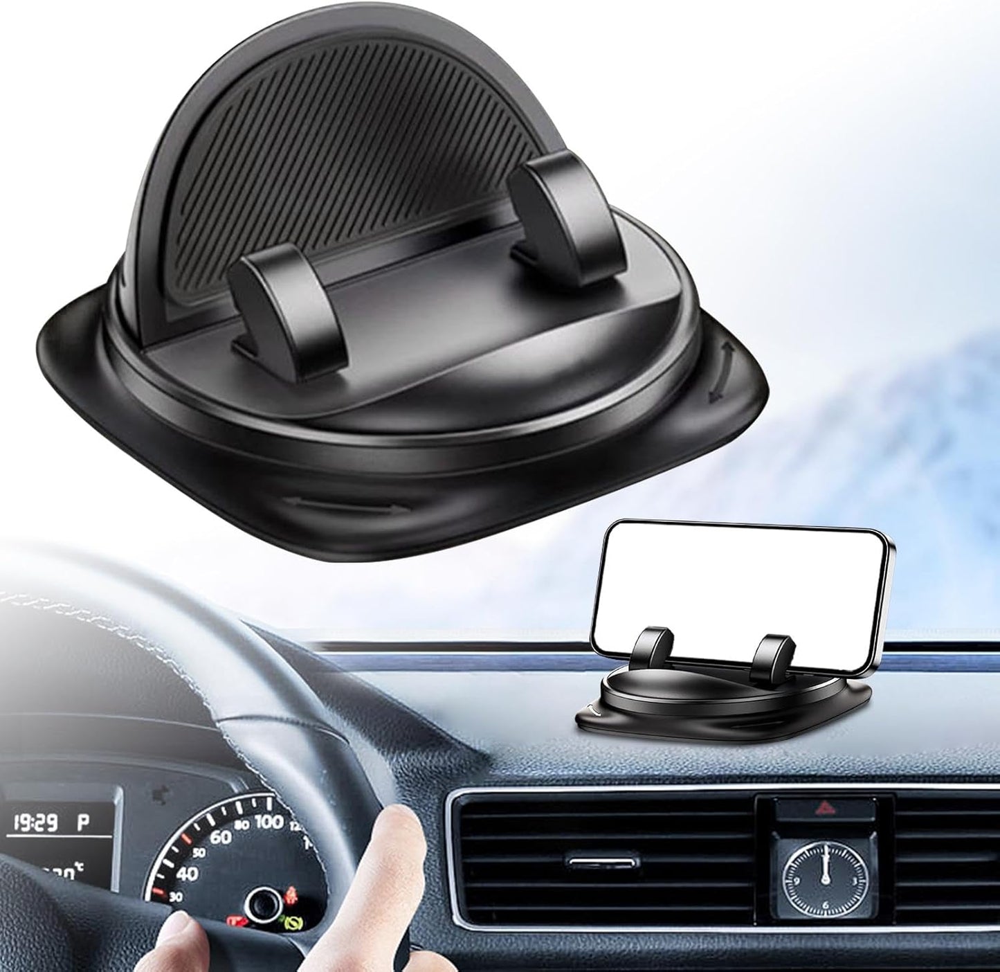 Support téléphone pour Voiture et Bureau – Ultra Stable et Réglable