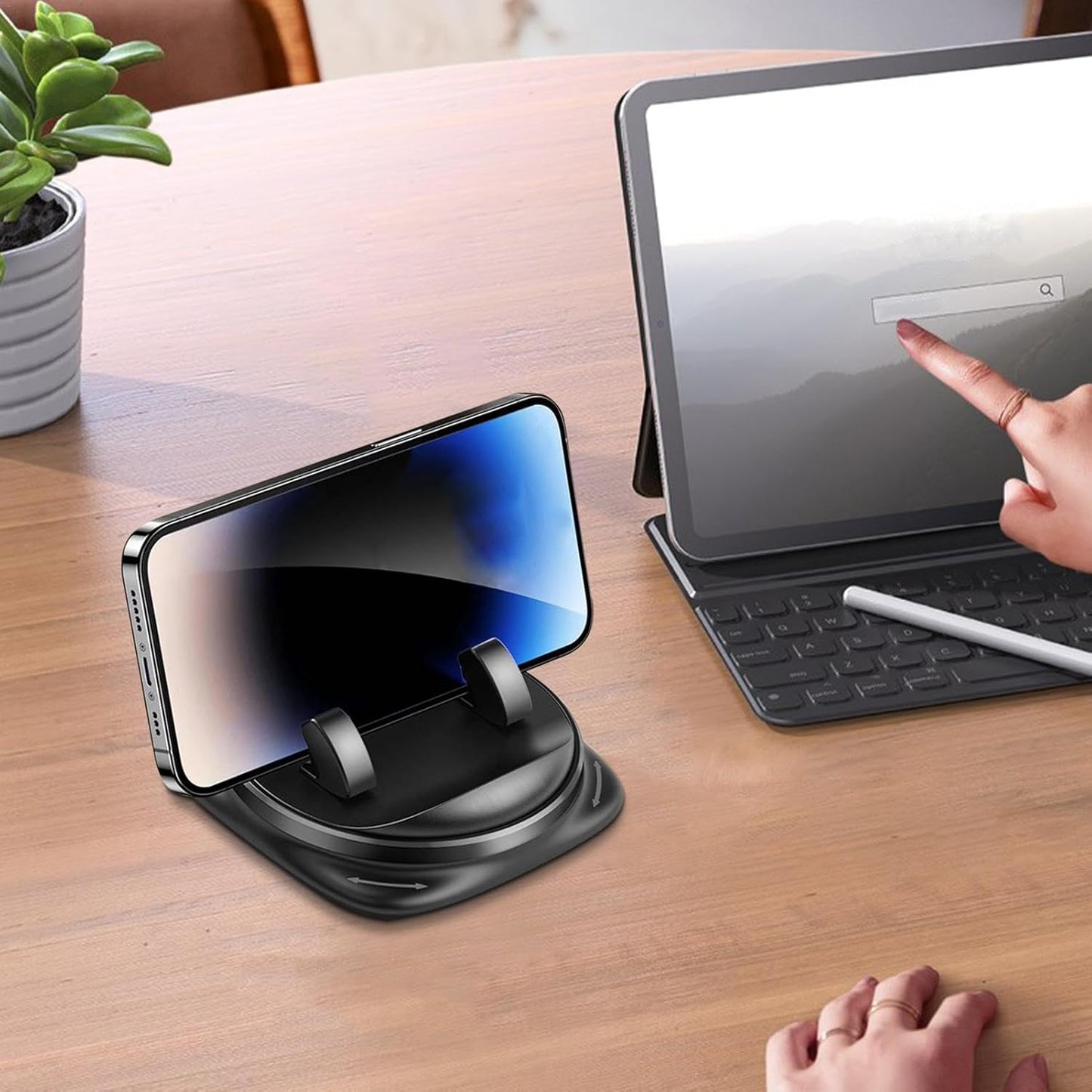 Support téléphone pour Voiture et Bureau – Ultra Stable et Réglable