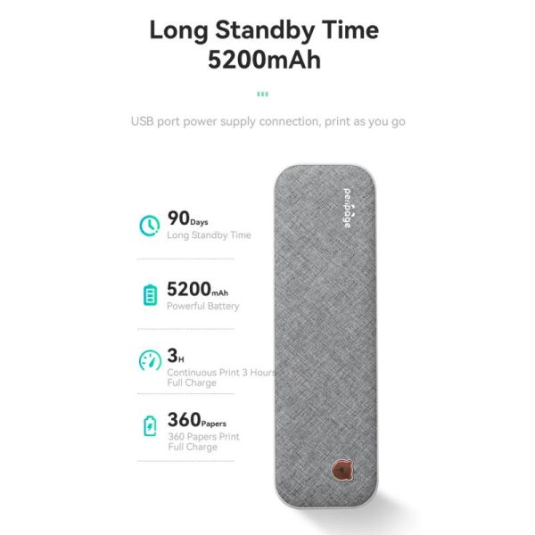 PeriPage A40 imprimante Bluetooth sans encre