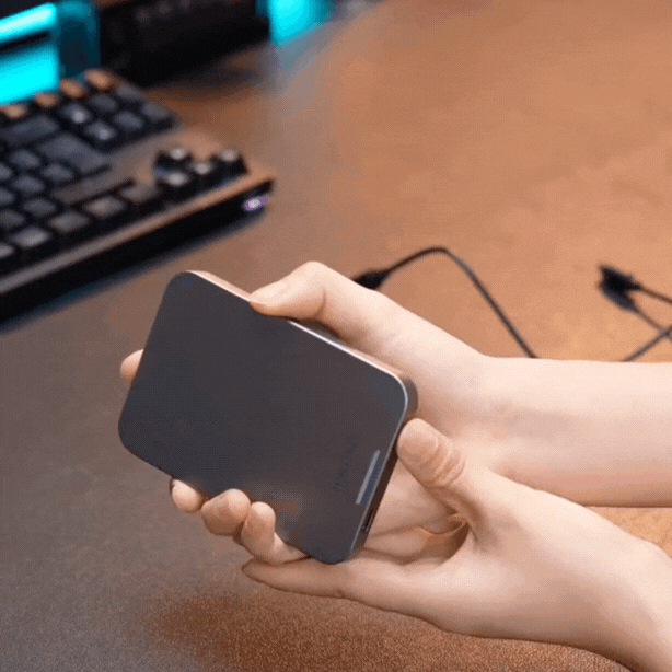 Batterie Externe Transparente 50000mAh – Sans Fil & Magnétique