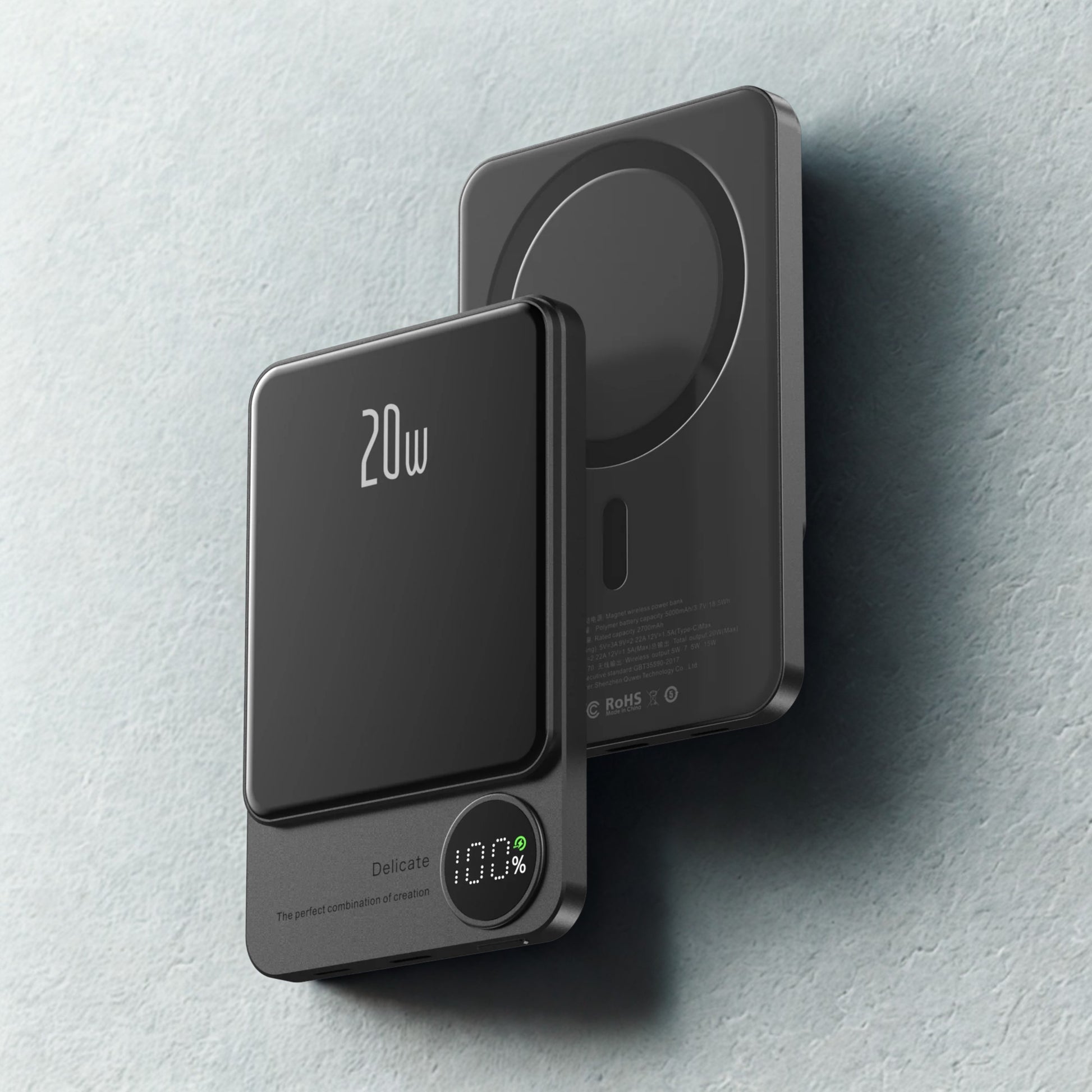 10000mAh Alloy Magsafe Wireless Magnetic Power Bank