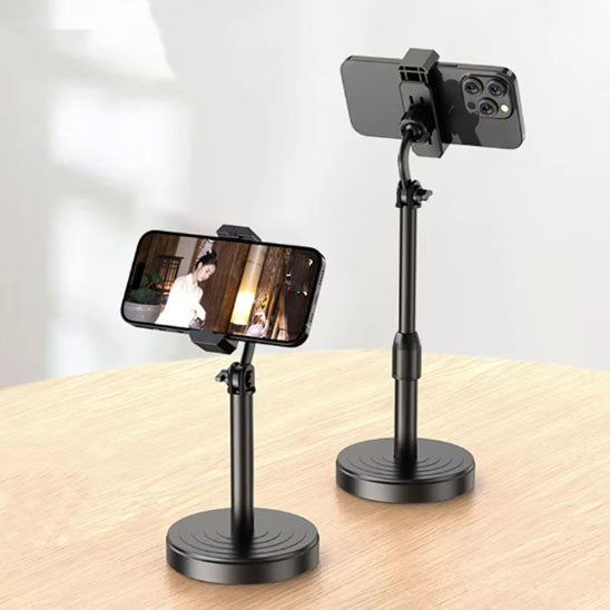 support téléphone stable avec base antidérapante et rotative 