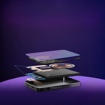 power bank magnétique sans fil 10000 mAh batterie externe 