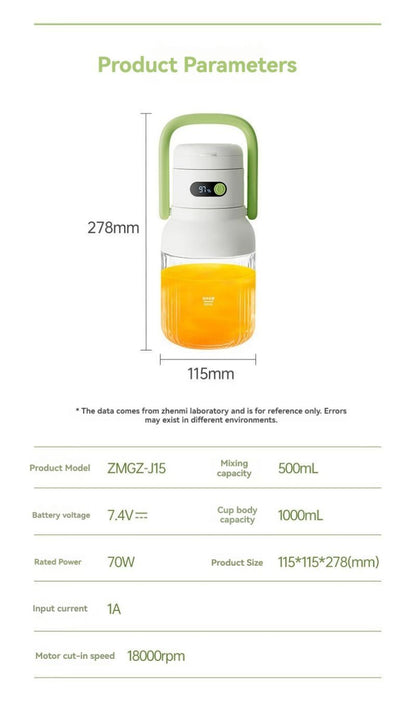 Blender portable en acier inoxydable pour cuisine