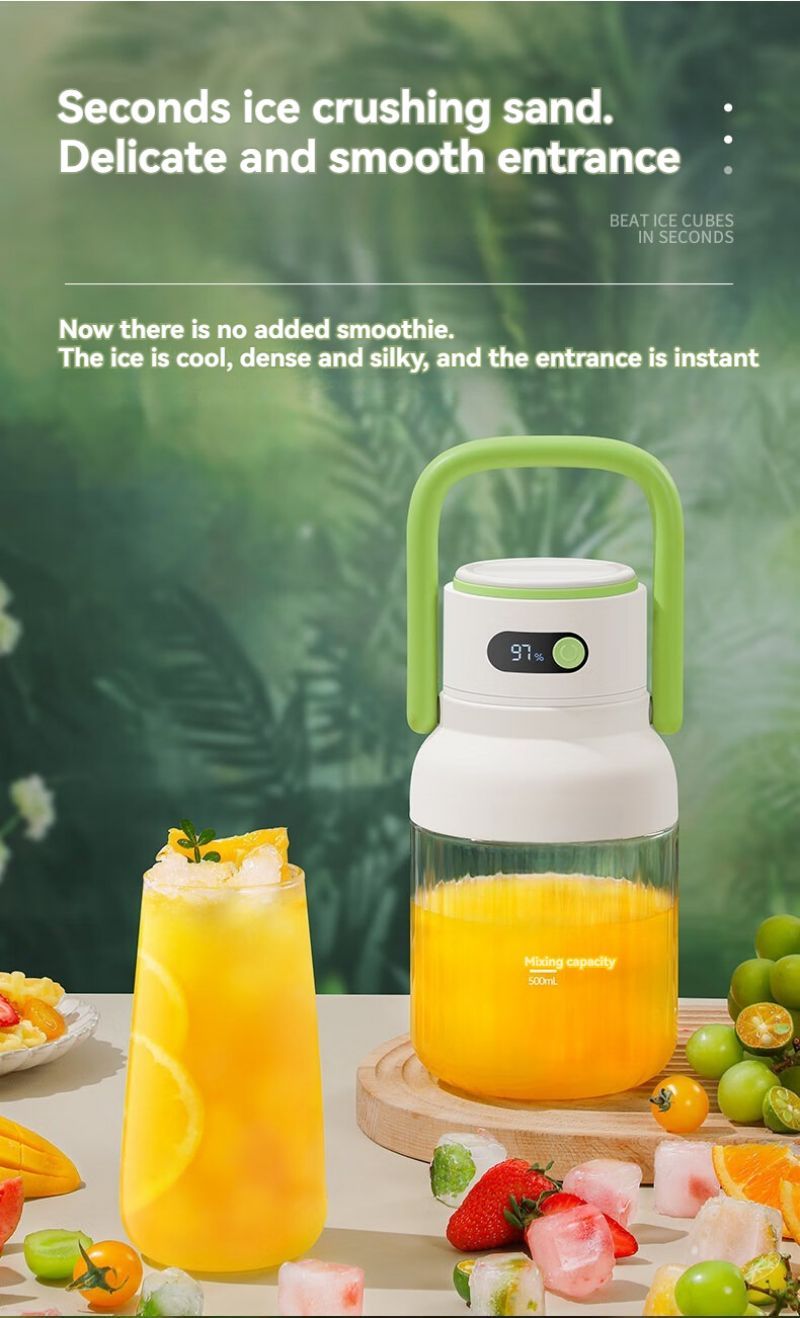 mixeur portable 1 L pour jus frais et boissons saines