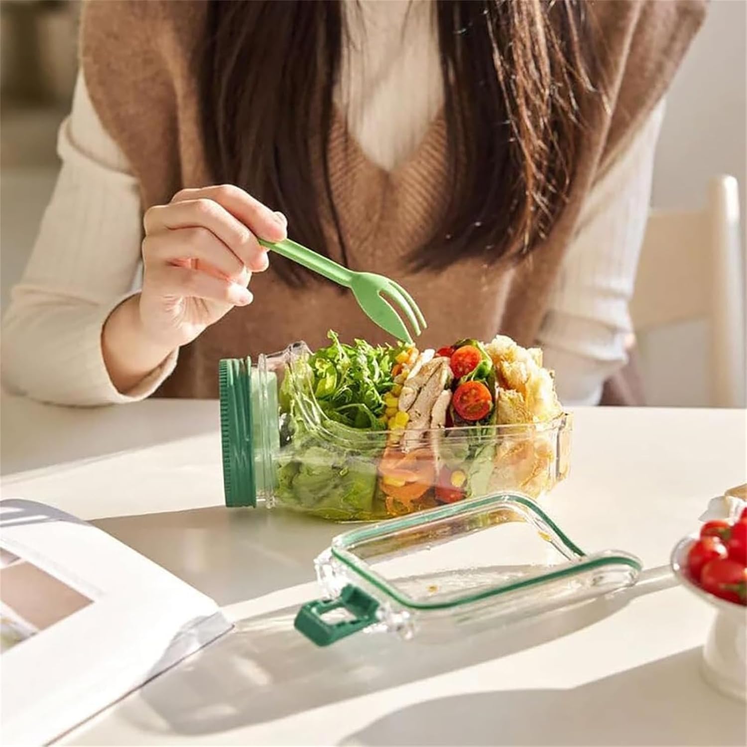 Boîte à salade portable pour déjeuner sain