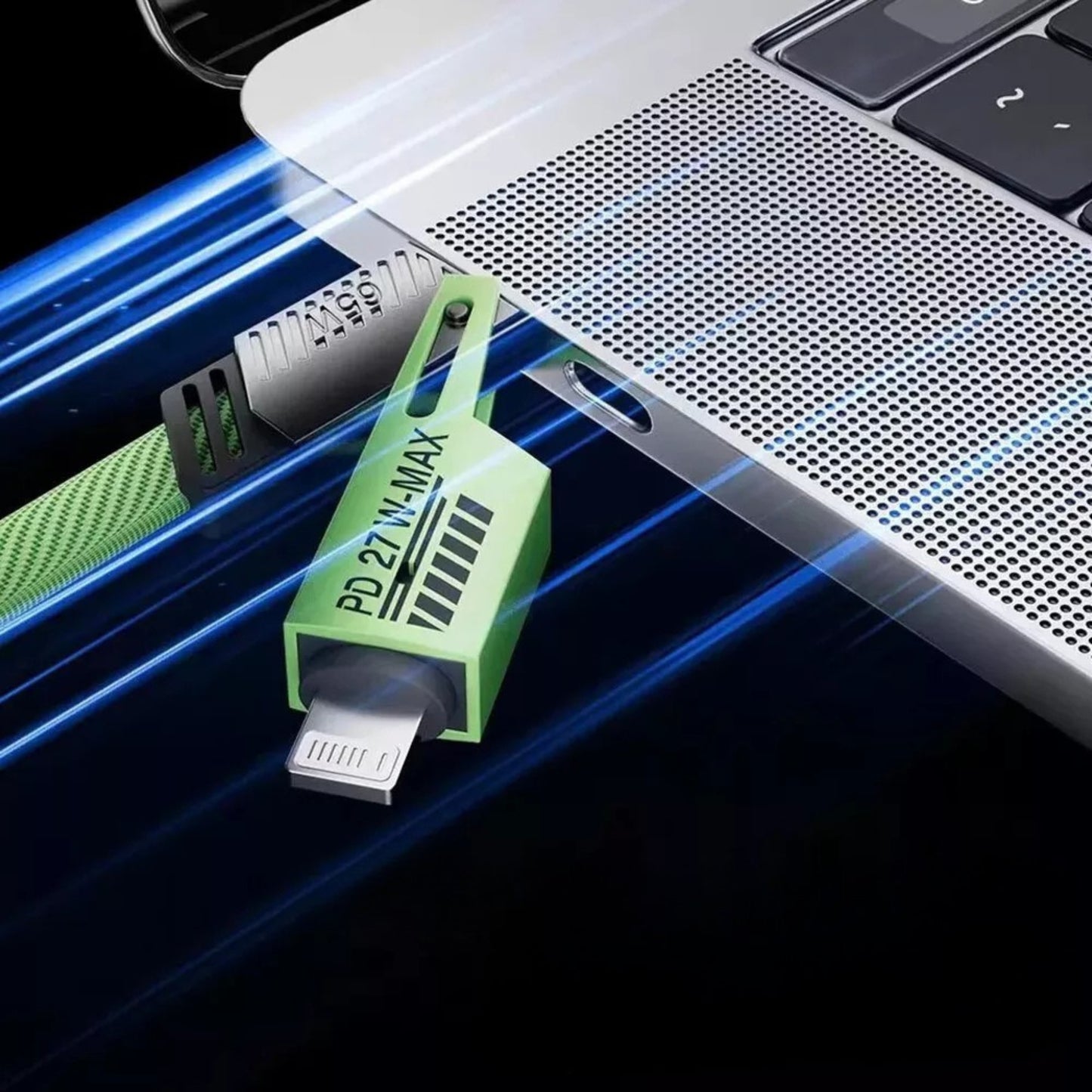 câble USB‑C 65W charge rapide et transfert de données 