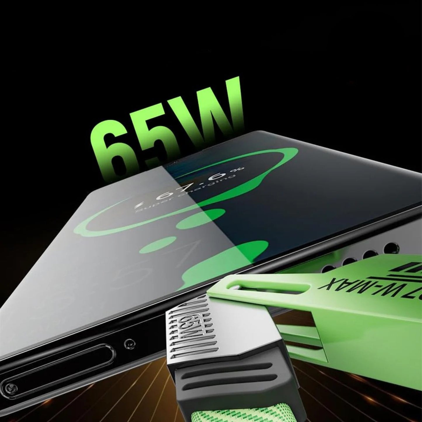 accessoire charge rapide 65W smartphone et tablette 