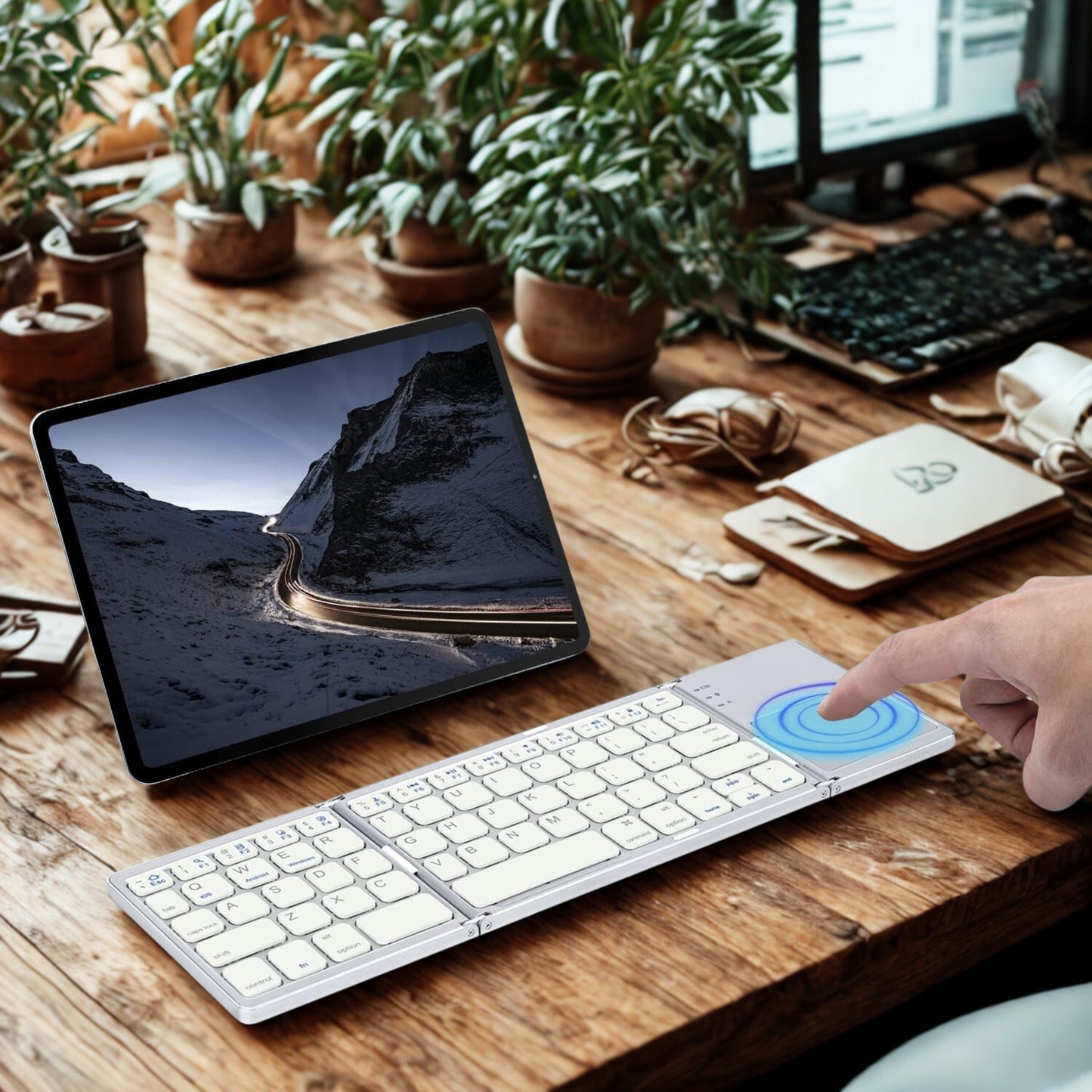 Clavier portable pliable design compact