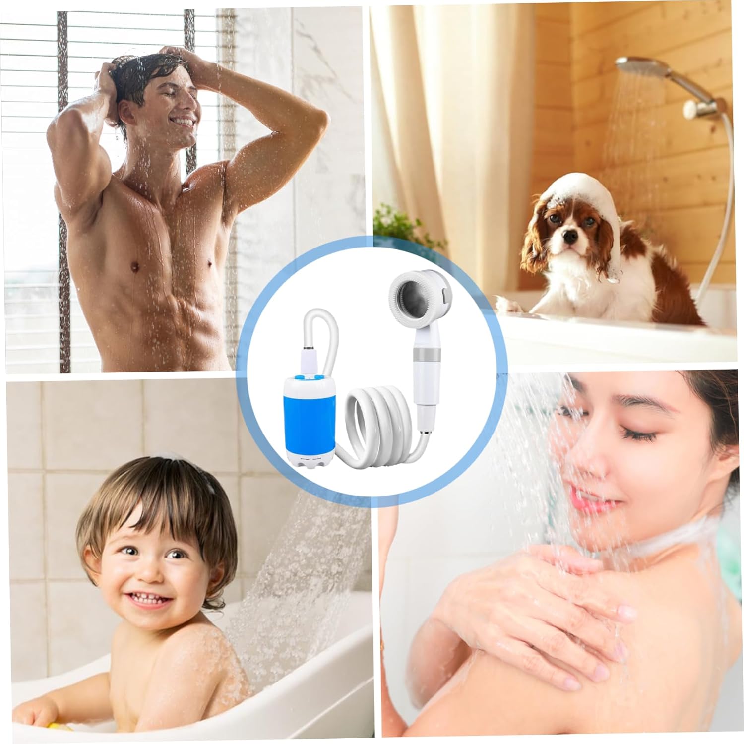 douche portable étanche pour activités plein air 