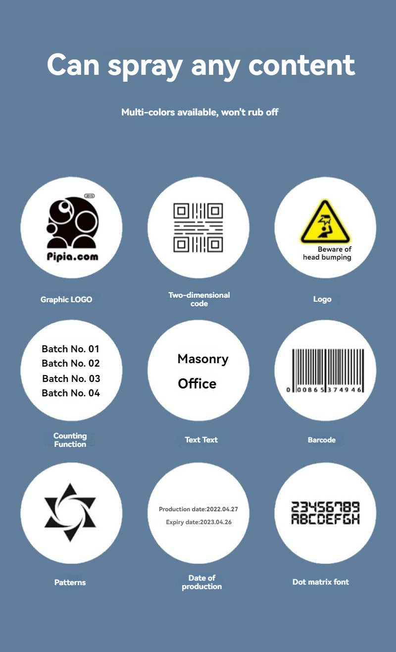 Imprimante Jet d’Encre Portative