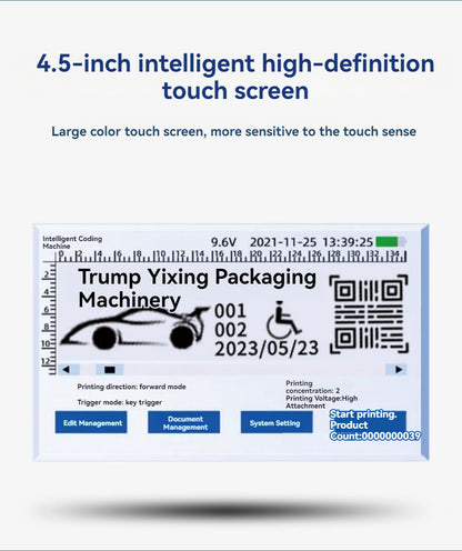 Imprimante Jet d’Encre Portative