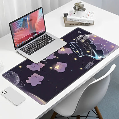 Tapis de Souris Gamer - Chat Noir - Base Antidérapante