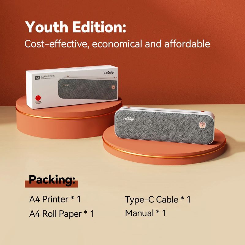 imprimante Peripage A40 nomade impression rapide 24 ppm 