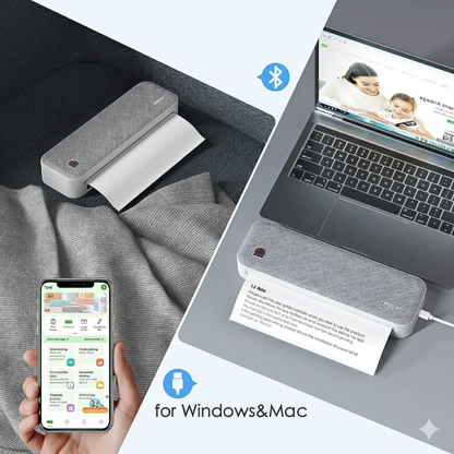 Imprimante thermique portative rechargeable USB