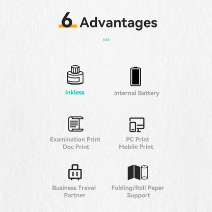 Imprimante thermique A4 A5 PeriPage A40 portable