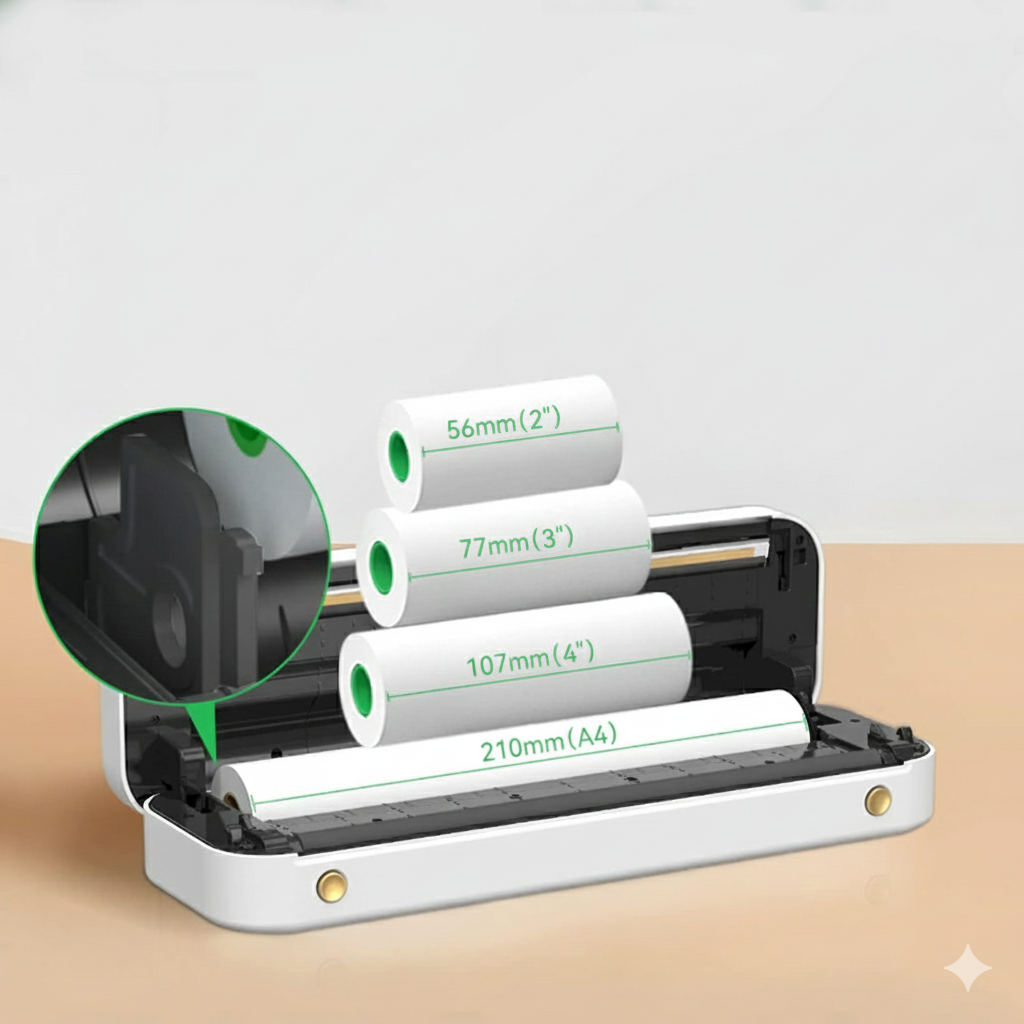 Imprimante thermique portable A4 A5 pour bureau