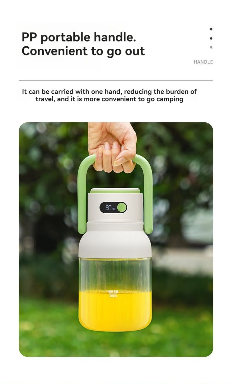 Mixeur compact en acier inoxydable pour smoothies