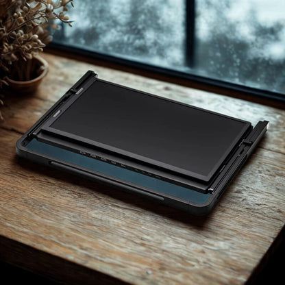 Écran triple pliable pour ordinateur portable