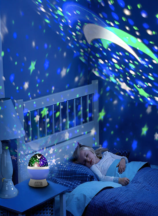 projecteur galaxie étoiles lune ambiance douce LED