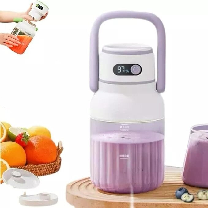 Mixeur à jus portable en acier inoxydable d'une capacité de 1L