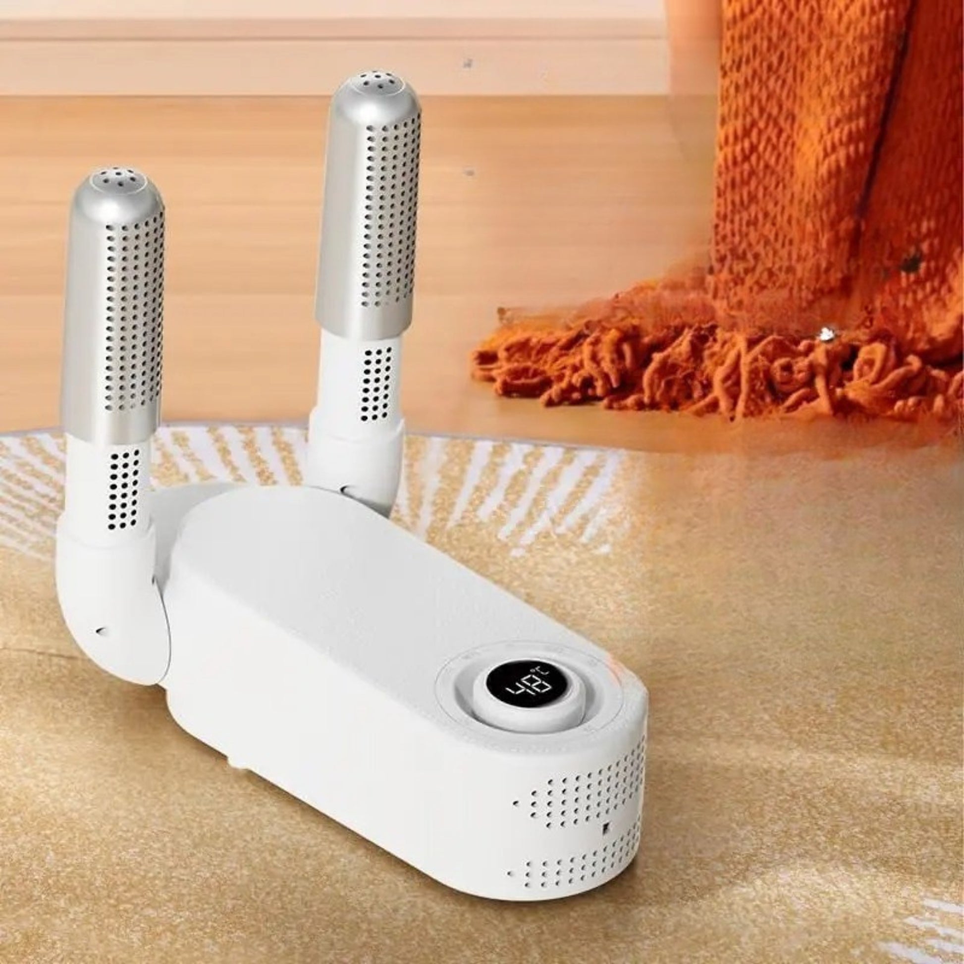 séchoir pliable hygiène chaussures élimine bactéries odeurs