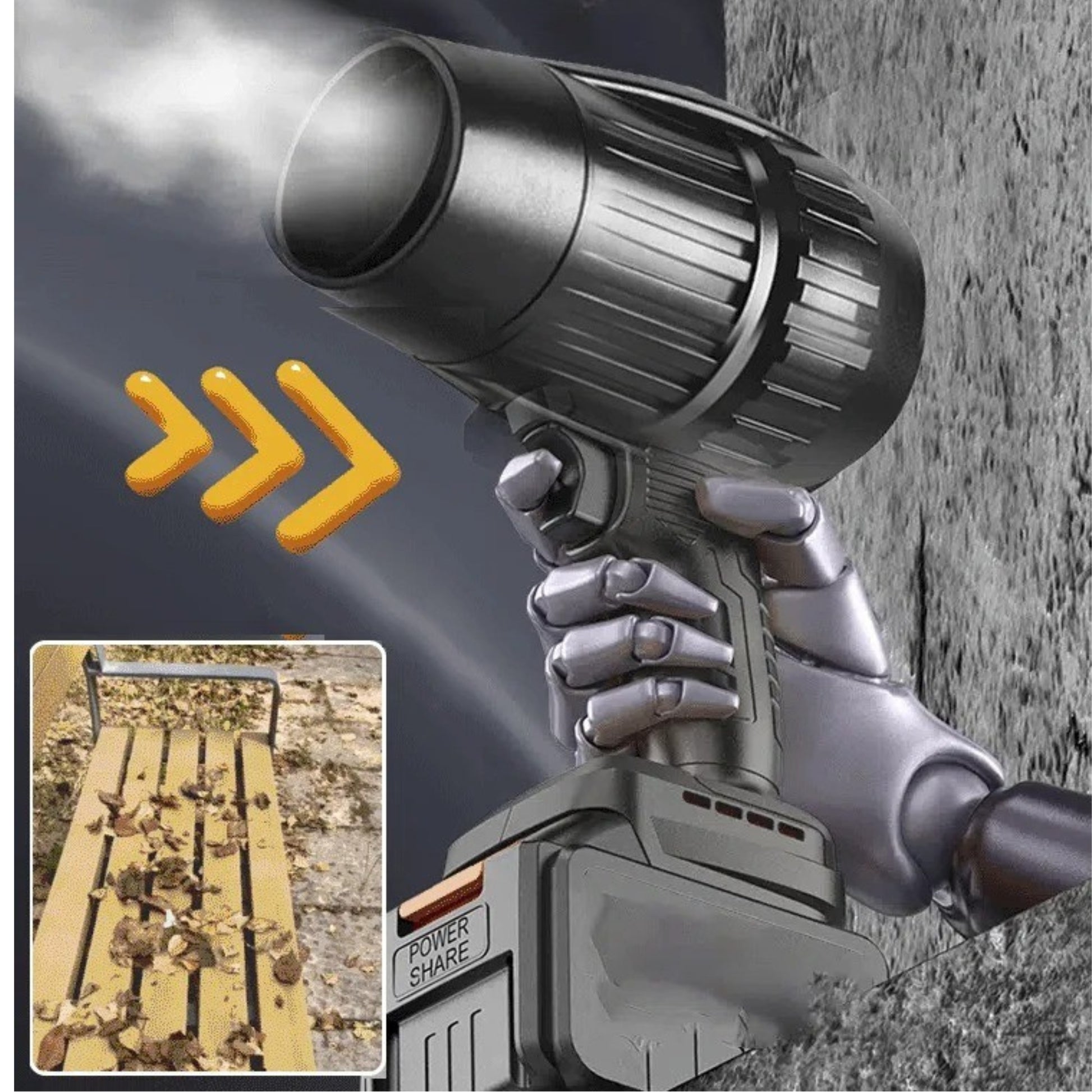 Souffleur électrique ultra puissant pour allées et terrasses