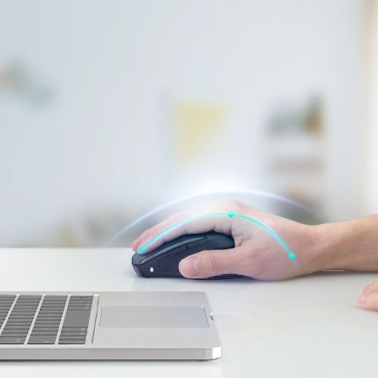 souris PC rechargeable ergonomique design compact