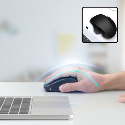 Souris ergonomique sans fil avec poignée douce