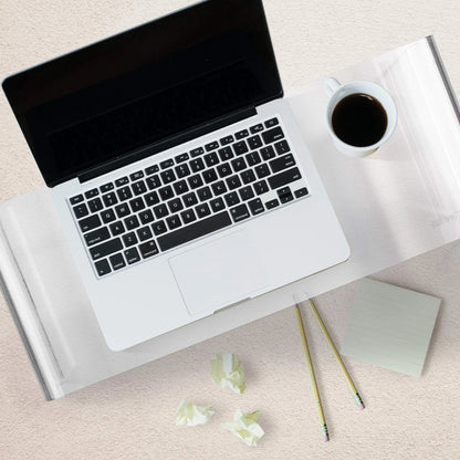 support moniteur bureau en acrylique clair élégant