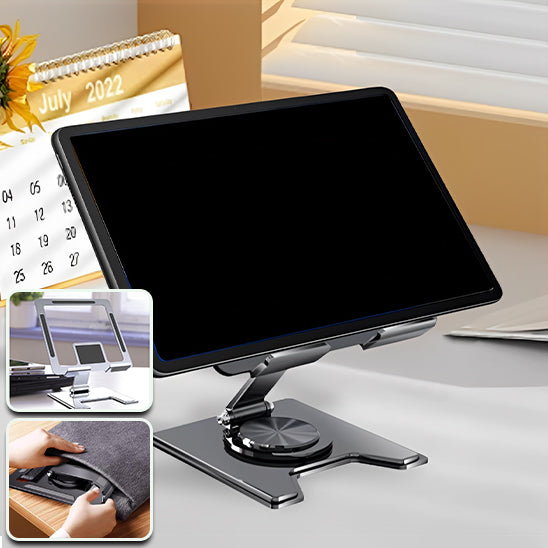 Support tablette pliable avec base stable