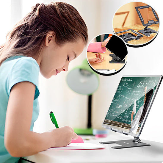 Support tablette portable réglable design minimaliste