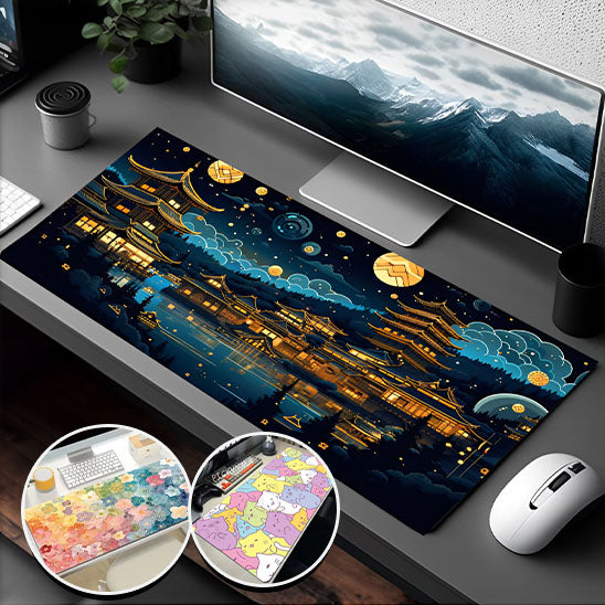 Tapis gamer motif Japan ergonomique