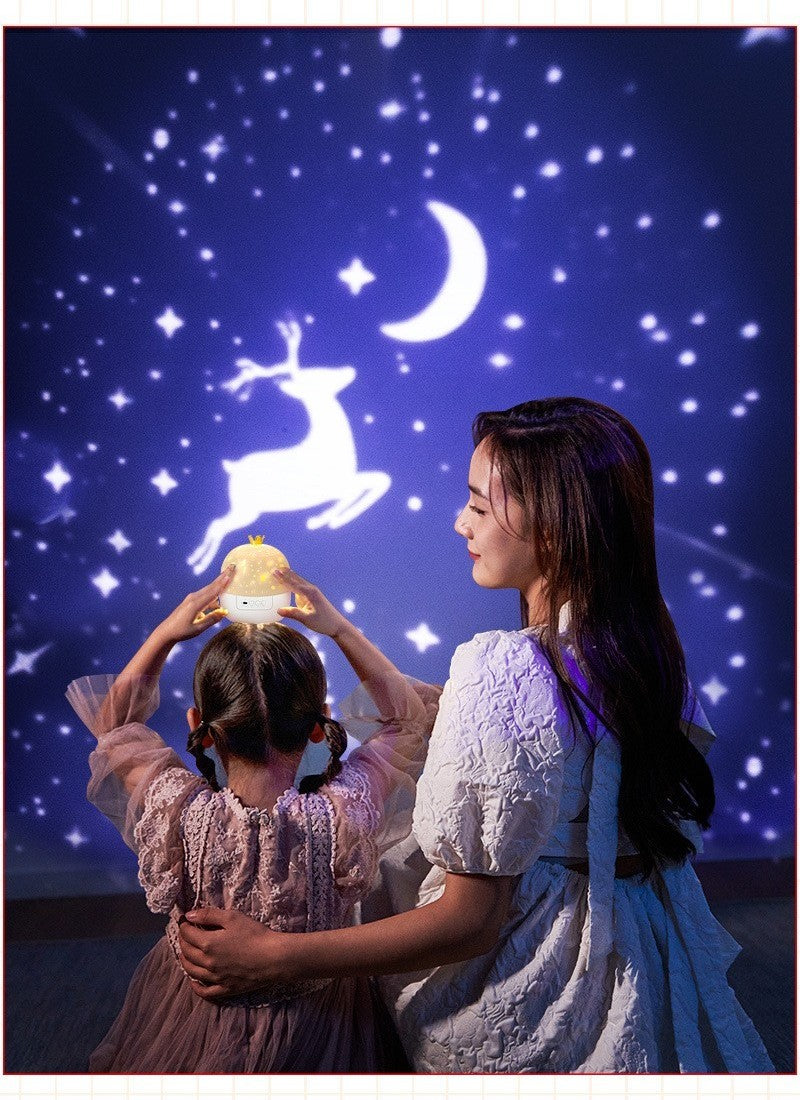 lampe ciel étoilé LED rotation 360 pour veilleuse