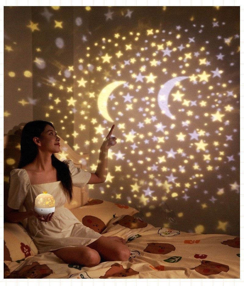 projecteur galaxie étoiles lune ambiance douce LED