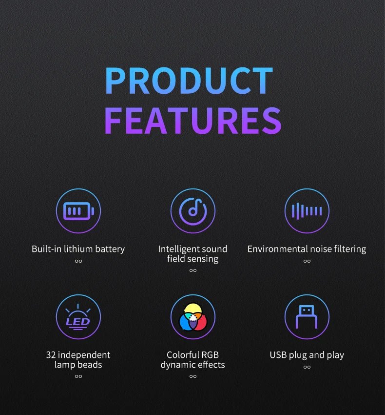 Barre lumineuse LED Rythme RGB - Ivlich Store