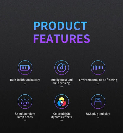 Barre lumineuse LED Rythme RGB - Ivlich Store